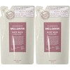 MELLSAVON Body Wash, Floral Herb Refill, Set of 2 (380
