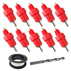 Cyrading Chicken Waterer Nipples Automatic Poultry Watering Nipples Chicken Drinkers (dht, 10pcs)