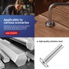 M6 x 15 mm, 10 tornillos hexagonales de cabeza plana,
