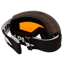 Alpina Sports Narkoja DH A7264 1 31 Ski Goggles Plastic/Polycarbonate Black/Orange 100% UV Protection