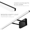 Aipsun 31.5 inch Modern Black Vanity Light Adjustable Bathroom Light