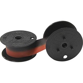 Victor 7010 Universal Twin Spool Ribbon for Compatible Sharp, Canon, Casio, and Other Calculators (1230-4, 1240-3A, 1297, 2640-2, 1260-3, 1280-7, 1460-4, 1530-6, 1560-6, 1570-6), Black/Red