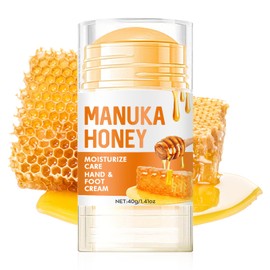 Honig Fusscreme für Rissige Ferse, Cracked Heel Repair Balm Stick, Macht die Haut Weich und Befeuchtet, Feuchtigkeitscreme für Trockene Füße, Hände, Fersen (1)