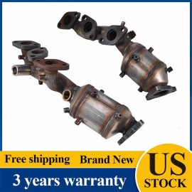 yksei-autoparts® 1 Pair Catalytic Converter For Nissan Xterra/Frontie