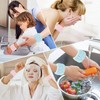 Darfukei Wrist Towels - 4pcs Absorbent Arm Bands for Face