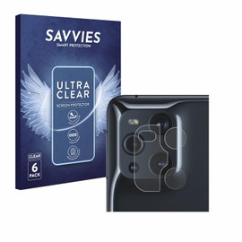 Savvies Pack of 6 Screen Protectors for Oppo Find X3 Pro (Camera Protection Only) Screen Protector Film Ultra Transparent