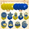 30Pcs Ramadan Mubarak Decorations for Home Eid Mubarak Hanging Swirl