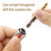 Pack of 2 6.35 mm (1/4 inch) SDS Plus Adapter