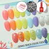 classic nail Bessie Summer Sunny Beach 8-piece set Syrup Glitter