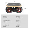 FreeSkates Portable Roller Road Drift Skates Plate, Maple Deck Anti-Skid