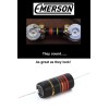 Emerson Paper In Oil Tone Capacitors (2) Neck & Bridge!