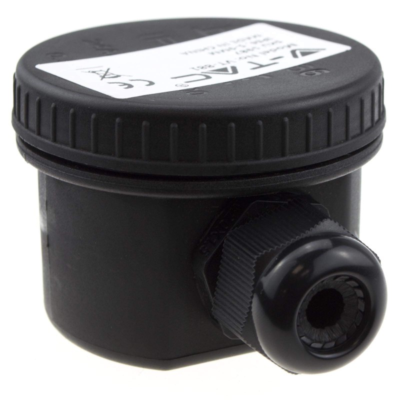 Outdoor IP65 UV Waterproof Round Crossing Box Housing For Electric
