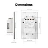 MOES 2nd Generation Smart Touch Wall Switch, 2.4GHz Wi-Fi Single