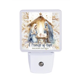 Dexsa A Promise of Hope Night Light - LED Plug in Auto On/Off - Automatic, Safe, Illuminates | Adds The Perfect Touch to Any Room | Inspirational Nightlight