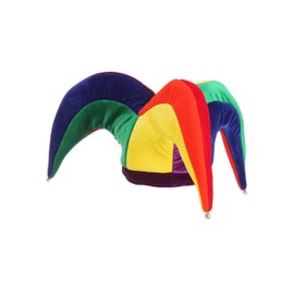 Elope Court Jester Plush Hat Multicolor Standard
