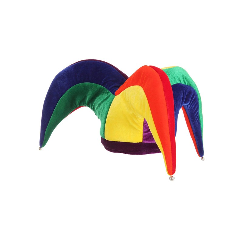 Elope Court Jester Plush Hat Multicolor Standard