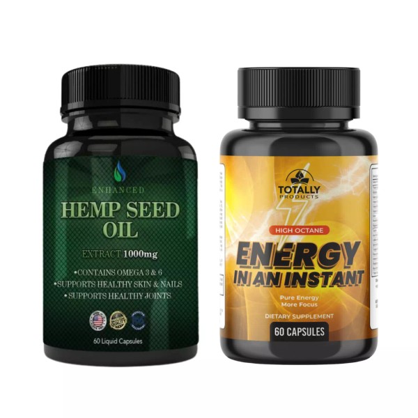 Totally Products Hemp Seed Oil Joints Supplements and Energy Booster