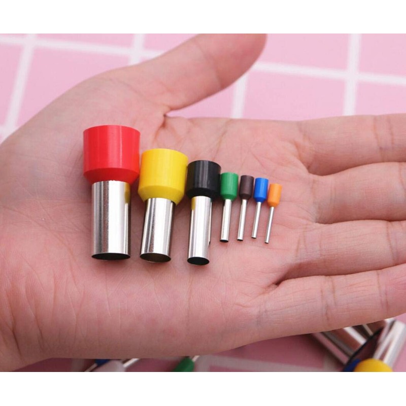 QUUPY Pack of 40 stainless steel + plastic notches, round