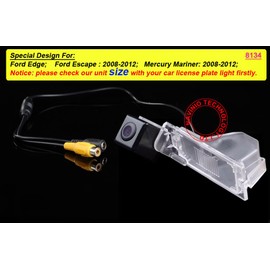 Car Rear View Back up Vehicle Camera Parking Reverse Camera Replacement for Ford Edge Escape 2008-2012 Mercury Mariner 2008-2012