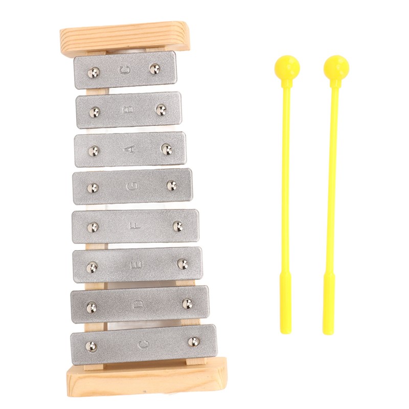 8 Notes Xylophone Educational Children Toddler Kid 8 Keys Xylophone