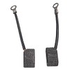 vhbw 2 x Carbon Brushes Motor Carbon Abrasive Carbon Compatible
