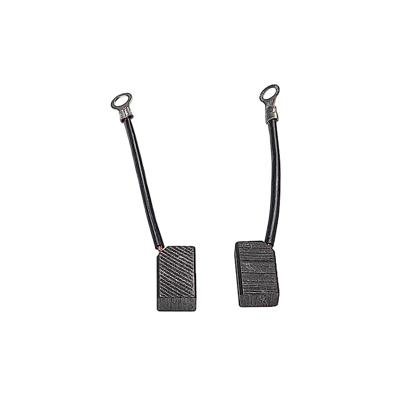 vhbw 2 x Carbon Brushes Motor Carbon Abrasive Carbon Compatible