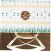 Kisangel Eucalyptus Leaf Table Cover Elegant Dining Table Decoration for