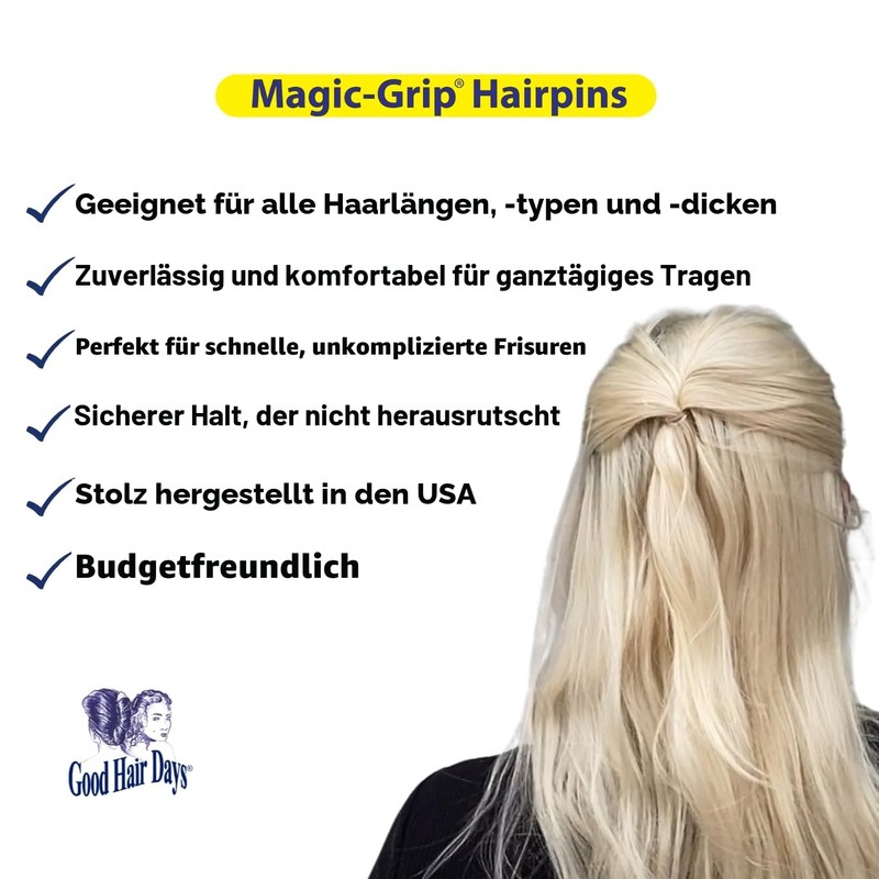 Magic Grip Hair Pins Set Of 10 By Good Hair