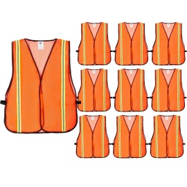 Dazonity Safety Vests,10pcs,Me