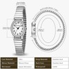 BOSHIYA Small Gold Watches for Women Easy Reader Analog Ladies
