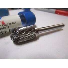 Norton 69957308013 5/8 x 1 x 2-3/4 In. Ball Nose Cylinder DC SC-6 Carbide Burr