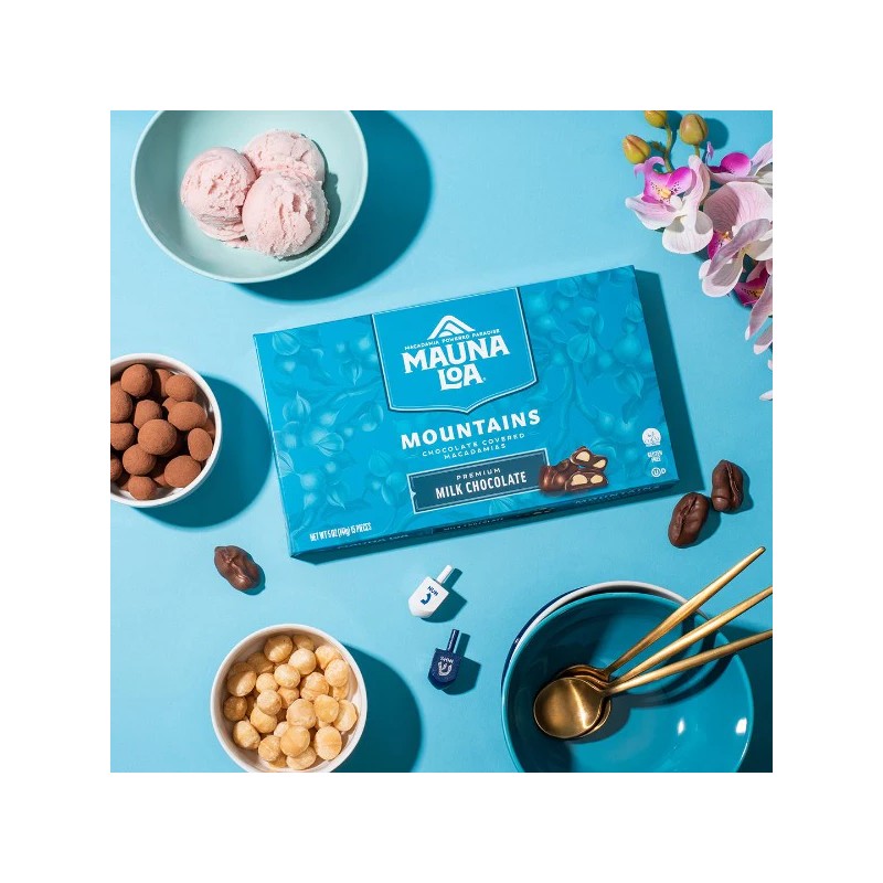 Mauna Loa Mountains Chocolate Covered Macadamia Nuts Milk Chocolate -