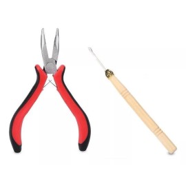 Gala Kit De Herramienta Para Extensiones De Cabello Pinza Y Aguja