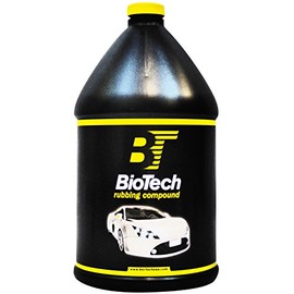 BioTech Rubbing Compound, Strong Cutting, Produces no dust on Removal, Removes Medium to Heavy Scratches and Oxidation, Dries Fast for a Quick and Easy Detail (128 oz)