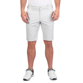 Island Green IGSHO2081 Mens Pop Trim Cotton Shorts Light Grey 38 Waist, lightgrey