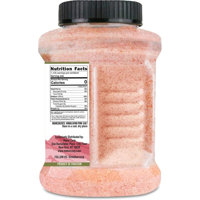Good Tierra Himalayan Pink Salt in Jar - Extra-Fine Grain
