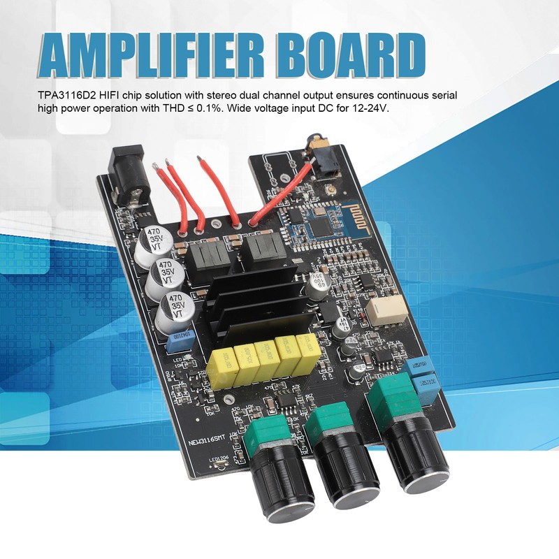 TDA3116D2 Digital Power Amplifier Board Professional 120W Dual Channel Digital