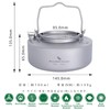 Boundless Voyage Ti3100D Titanium Kettle, 23.6 fl oz (700 ml),