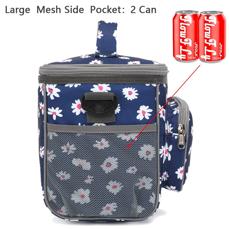 FlowFly Insulated Reusable Lunch Bag Adult Large Lunch Box for