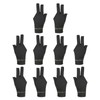 PATIKIL 10 x 3-Finger-Pool-Handschuhe, rechte und linke Hand, Billard-Handschuhe, Pool-Queue-Zubehör