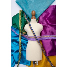 Boutique Booster Packs for Mashquin | Sustainable Fabric Add-Ons | Perfect for Crafting, DIY, and Art Projects | 4 Vibrant Colorways (Tropical Twilight)