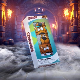 Scooby-Doo! Mens Socks 5 Pack Crew Socks for Men Teenagers Ankle Socks Size 6-10 Breathable Casual Work - Gifts for Him