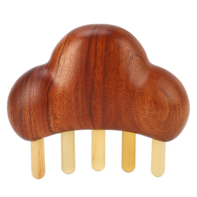 Sandalwood Meridian Comb Nose Massager Rosewood Scalp Massage Comb Set