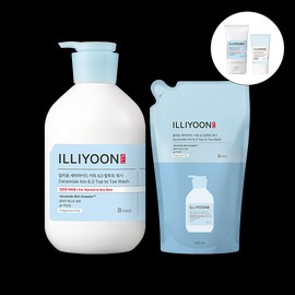 Illyun [일리윤][본품+리필] 세라마이드 아토 6.0 탑투토워시 [ILLIYOON][Main + Refill] Ceramide Ato 6.0 Top to Toe Wash