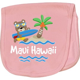 inktastic Maui Hawaii Cute Vacation Baby Burp Cloth Pink 356c5