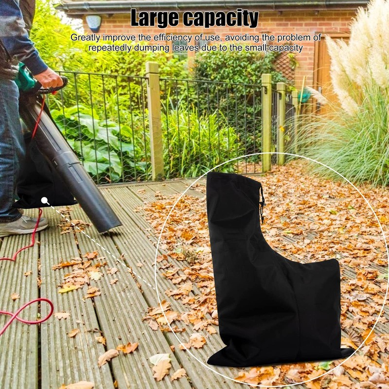 Topyond Leaf Collector Bag Waterproof Leaf Blower Storage Bag 420D