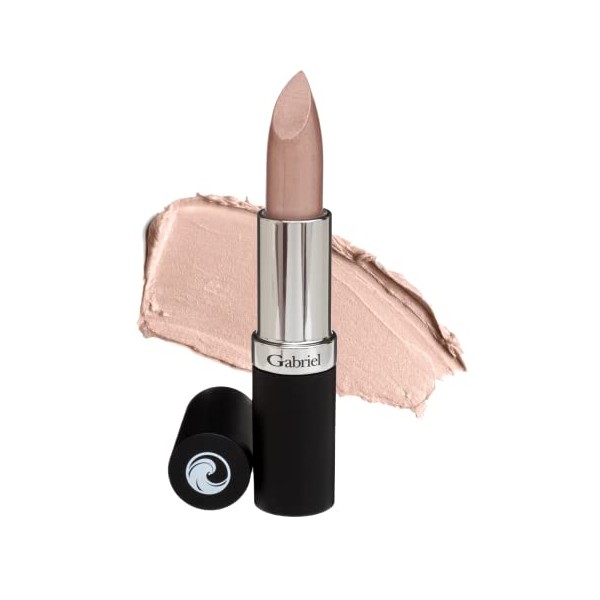 Gabriel Cosmetics Lipstick (Aurora - Bronze/Neutral Pearl), Natural, Paraben Free, Vegan, Gluten-free,Cruelty-free, Non GMO, High performance and long lasting, Infused with Jojoba Seed Oil and Aloe, 0.13 oz.