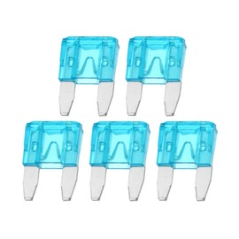 Partuto 5 Pcs Mini 3AMP APM/ATM Universal Car Fuse Blade Style Fuses Short Circuit Protection - Automotive Car Boat Truck SUV RV - Plastic Metal Purple