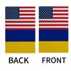 CANTENDO Ukraine Flag Double Sided Flax America Garden Yard Flag