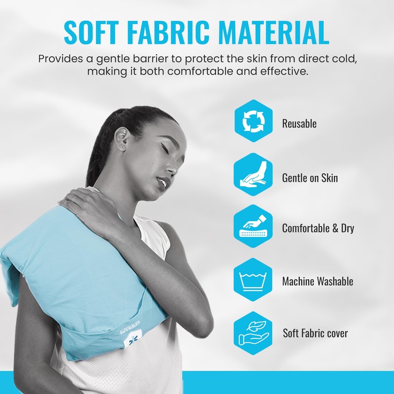 ICEWRAPS Extra Cover ONLY for 12"x21" Clay Ice Pack |